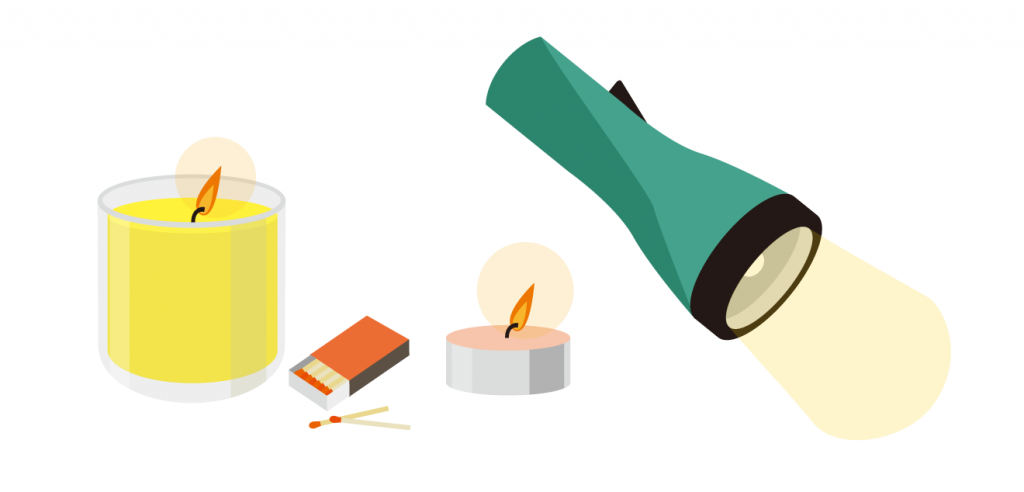 夜、明かりのないところで使うものってなーんだ？